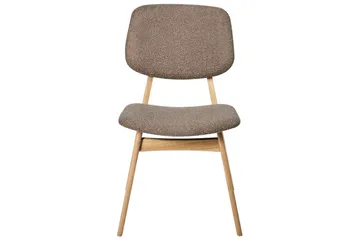Matsalsstol Beliani Ella set om 2 Ljus Trä-Beige Taupe VALUE_MISSING_18306 - Møbler - Stoler - Spisestuestoler & kjøkkenstoler
