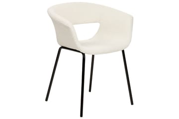 Matsalsstol Beliani Elma set om 2 Blå-Svart Off White - Møbler - Stoler - Spisestuestoler & kjøkkenstoler