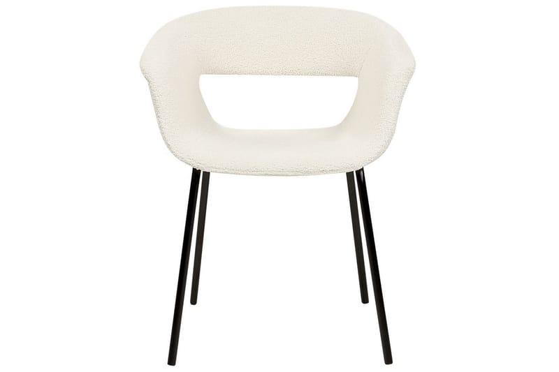 Matsalsstol Beliani Elma set om 2 Blå-Svart Off White - Møbler - Stoler - Spisestuestoler & kjøkkenstoler