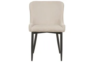 Matsalsstol Beliani Everly Ljusbeige - Møbler - Stoler - Spisestuestoler & kjøkkenstoler