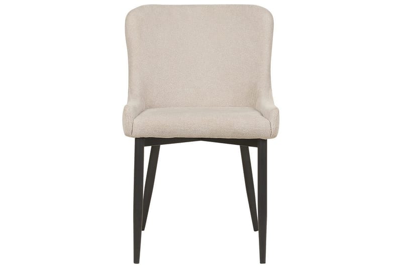 Matsalsstol Beliani Everly Ljusbeige - Møbler - Stoler - Spisestuestoler & kjøkkenstoler