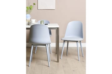 Matsalsstol Beliani Fomby set om 2 Blå Light blue - Møbler - Stoler - Spisestuestoler & kjøkkenstoler