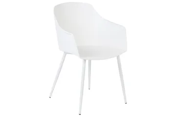 Matsalsstol Beliani Fonda set om 2 White - Møbler - Stoler - Spisestuestoler & kjøkkenstoler