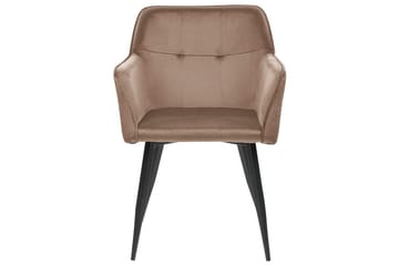 Matsalsstol Beliani Jasmin Brown - Møbler - Stoler - Spisestuestoler & kjøkkenstoler