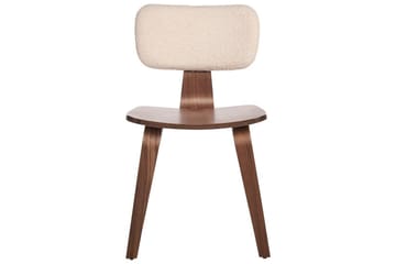 Matsalsstol Beliani Lucinda set om 2 Beige-Ljust Trä Ljusbeige VALUE_MISSING_2 - Møbler - Stoler - Spisestuestoler & kjøkkenstoler