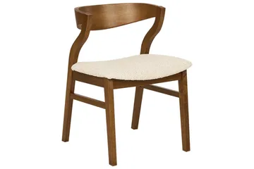 Matsalsstol Beliani Maroa set om 2 NO_BRAND Ljusbeige - Møbler - Stoler - Spisestuestoler & kjøkkenstoler