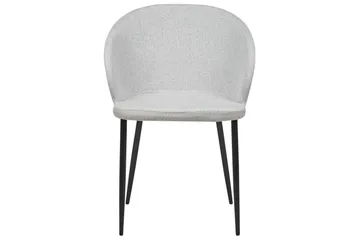 Matsalsstol Beliani Mason set om 2 Beige-Svart Light grey - Møbler - Stoler - Spisestuestoler & kjøkkenstoler