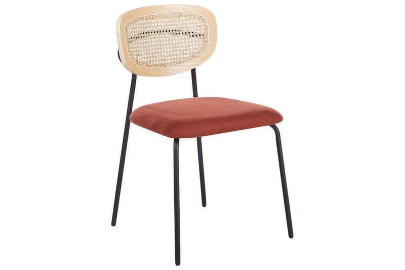 Matsalsstol Beliani Mayetta set om 2 Natural - Møbler - Stoler - Spisestuestoler & kjøkkenstoler