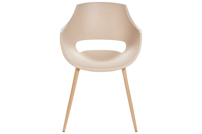 Matsalsstol Beliani Millers set om 4 Beige-Ljust Trä Beige - Møbler - Stoler - Spisestuestoler & kjøkkenstoler