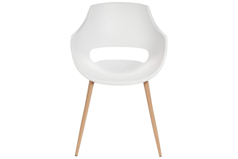 Matsalsstol Beliani Millers set om 4 Beige-Ljust Trä White - Møbler - Stoler - Spisestuestoler & kjøkkenstoler