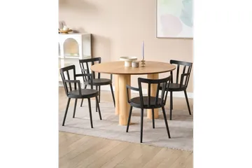 Matsalsstol Beliani Morill set om 4 Black - Møbler - Stoler - Spisestuestoler & kjøkkenstoler