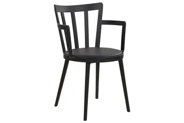 Matsalsstol Beliani Morill set om 4 Black - Møbler - Stoler - Spisestuestoler & kjøkkenstoler