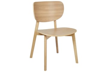 Matsalsstol Beliani Overly set om 2 Ljus Trä Light wood - Møbler - Stoler - Spisestuestoler & kjøkkenstoler