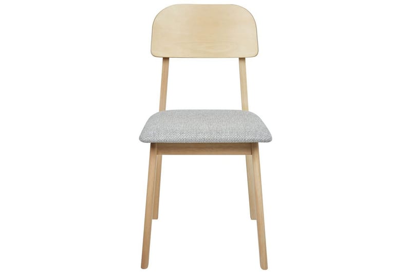 Matsalsstol Beliani Scandia set om 2 Ljus Trä-Beige Light grey - Møbler - Stoler - Spisestuestoler & kjøkkenstoler