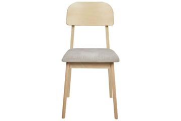 Matsalsstol Beliani Scandia set om 2 Ljus Trä-Beige Taupe - Møbler - Stoler - Spisestuestoler & kjøkkenstoler