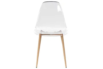 Matsalsstol Beliani Takilma set om 4 Transparent - Møbler - Stoler - Spisestuestoler & kjøkkenstoler