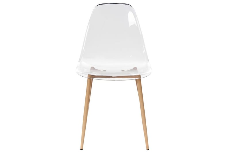 Matsalsstol Beliani Takilma set om 4 Transparent - Møbler - Stoler - Spisestuestoler & kjøkkenstoler