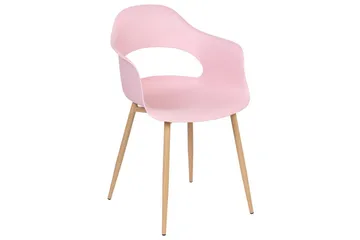 Matsalsstol Beliani Utica set om 2 Pink - Møbler - Stoler - Spisestuestoler & kjøkkenstoler