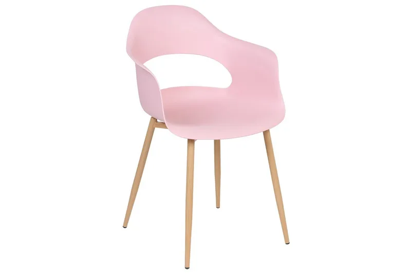 Matsalsstol Beliani Utica set om 2 Pink - Møbler - Stoler - Spisestuestoler & kjøkkenstoler
