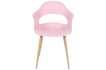 Matsalsstol Beliani Utica set om 2 Pink - Møbler - Stoler - Spisestuestoler & kjøkkenstoler