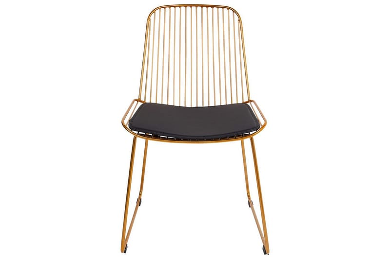 Matsalsstol Beliani Pensacola set om 2 GOLD - Møbler - Stoler - Spisestuestoler & kjøkkenstoler