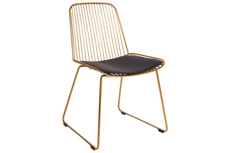 Matsalsstol Beliani Pensacola set om 2 GOLD - Møbler - Stoler - Spisestuestoler & kjøkkenstoler