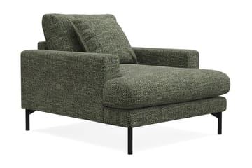 Menard Premium lenestol i chenille - Grønn - Møbler - Stoler - Lenestoler