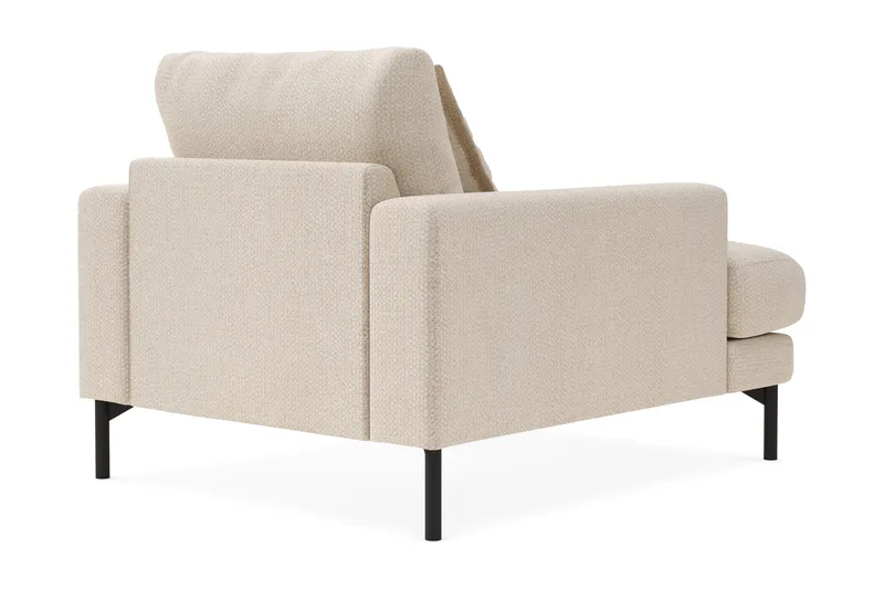 Menard Premium Lænestol i Chenille - Lys Beige - Møbler - Stoler - Lenestoler