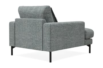 Menard Premium lenestol i chenille - Grå/Blå - Møbler - Stoler - Lenestoler