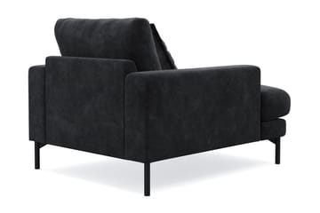 Menard Premium lenestol i chenille - Svart - Møbler - Stoler - Lenestoler