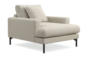 Menard Premium lenestol i stoff - Beige - Møbler - Stoler - Lenestoler