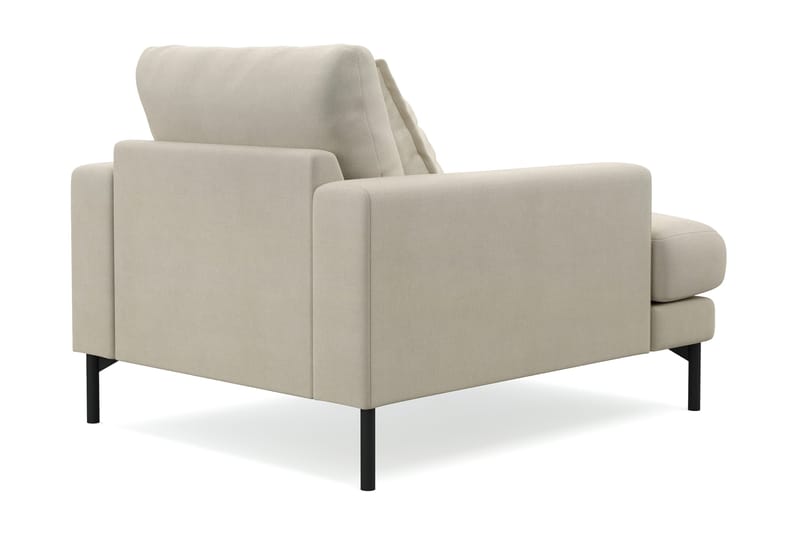 Menard Premium lenestol i stoff - Beige - Møbler - Stoler - Lenestoler