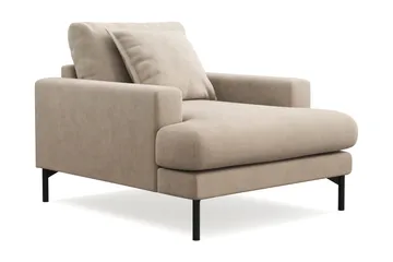 Menard Premium lenestol i stoff - Beige - Møbler - Stoler - Lenestoler