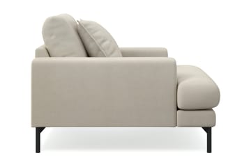 Menard Premium lenestol i stoff - Beige - Møbler - Stoler - Lenestoler