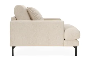 Menard Premium Lænestol i Chenille - Lys Beige - Møbler - Stoler - Lenestoler