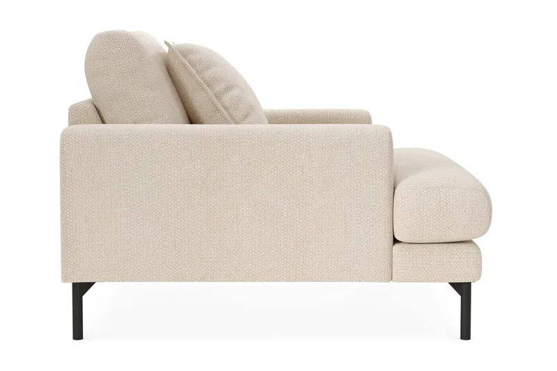 Menard Premium Lænestol i Chenille - Lys Beige - Møbler - Stoler - Lenestoler