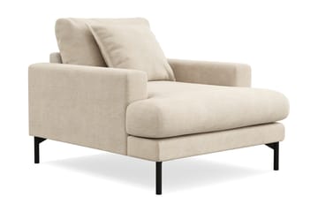 Menard Premium lenestol i chenille - Beige - Møbler - Stoler - Lenestoler