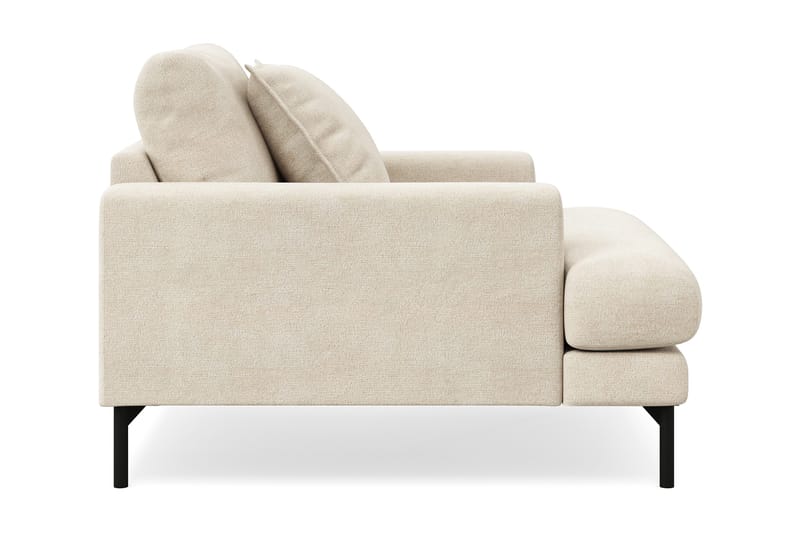 Menard Premium lenestol i chenille - Beige - Møbler - Stoler - Lenestoler