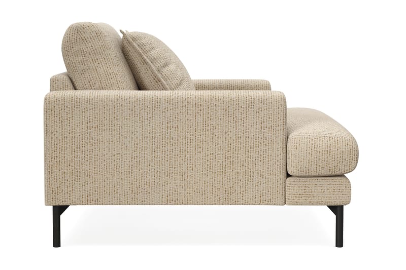 Menard Premium Lænestol i Chenille - Beige - Møbler - Stoler - Lenestoler