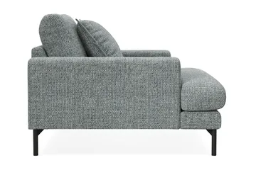 Menard Premium Lænestol i Chenille - Grå/Blå - Møbler - Stoler - Lenestoler