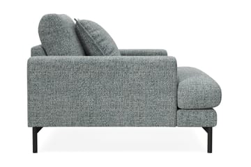 Menard Premium lenestol i chenille - Grå/Blå - Møbler - Stoler - Lenestoler