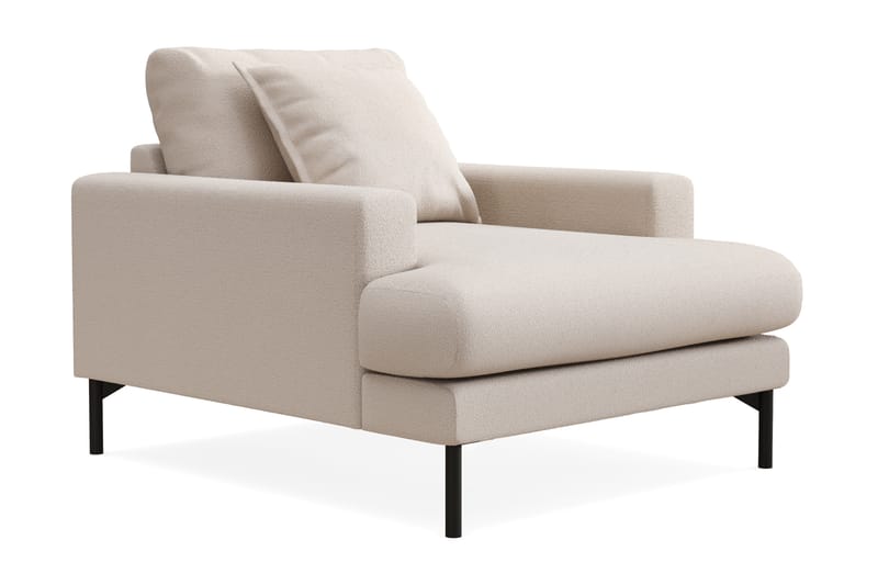 Menard Premium Lænestol i Bouclé - Lys Beige - Møbler - Stoler - Lenestoler