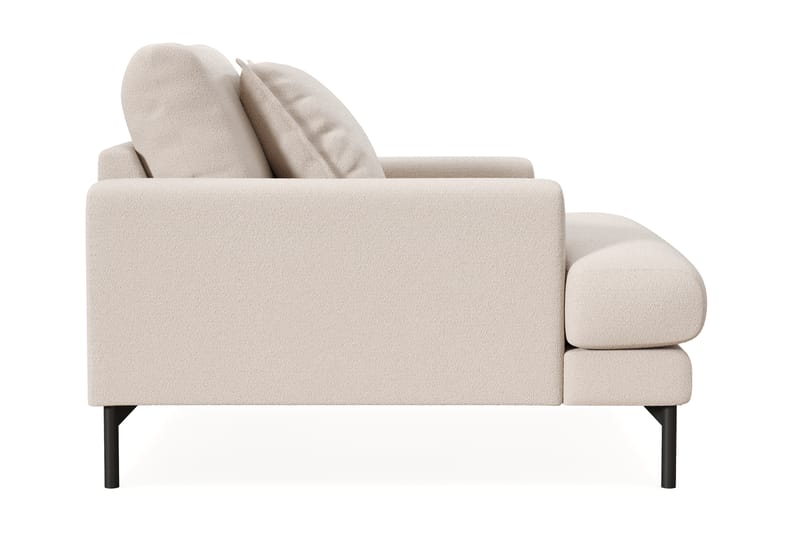 Menard Premium Lænestol i Bouclé - Lys Beige - Møbler - Stoler - Lenestoler