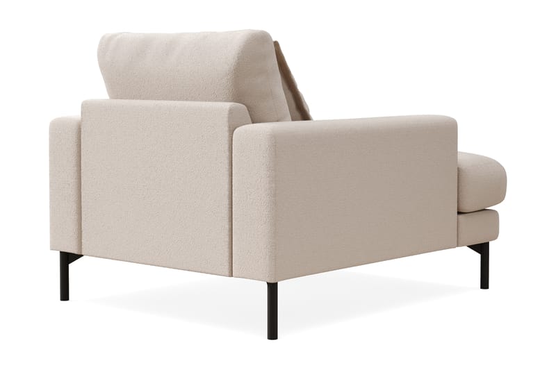 Menard Premium Lænestol i Bouclé - Lys Beige - Møbler - Stoler - Lenestoler
