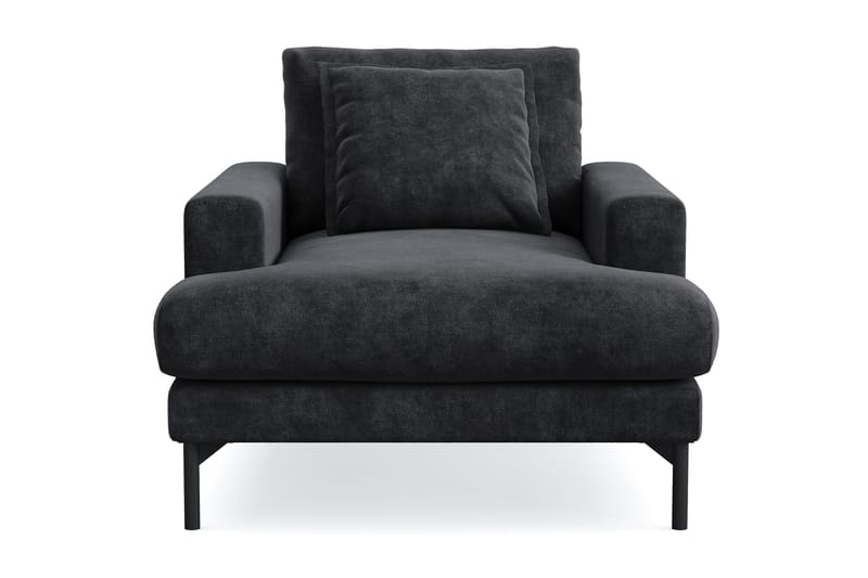 Menard Premium lenestol i chenille, Svart