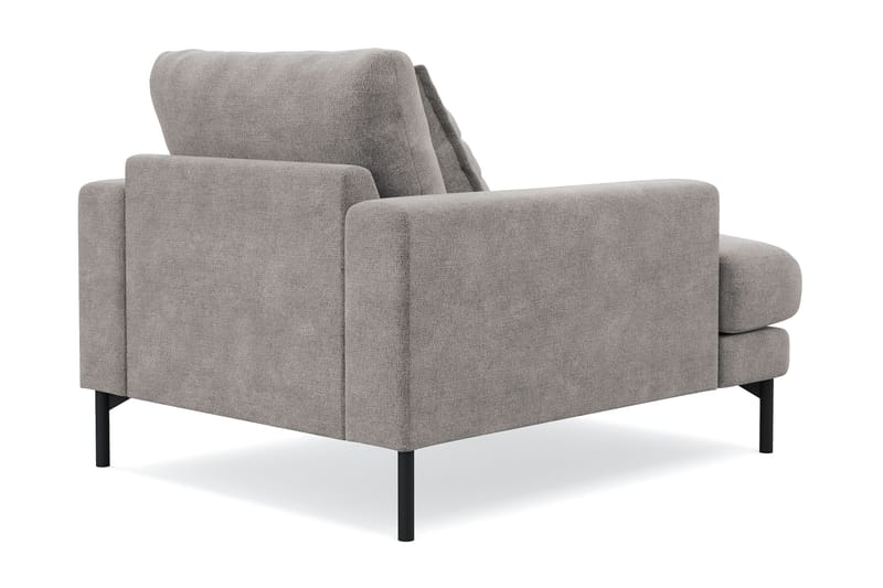 Menard Premium lenestol i chenille - Grå/Brun - Møbler - Stoler - Lenestoler