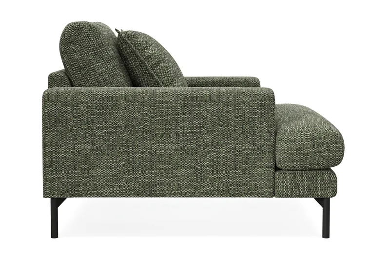 Menard Premium Lænestol i Chenille - Grøn - Møbler - Stoler - Lenestoler