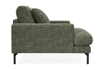 Menard Premium lenestol i chenille - Grønn - Møbler - Stoler - Lenestoler