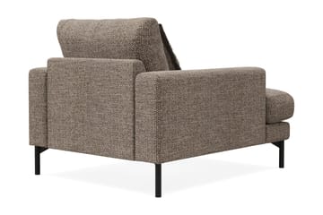 Menard Premium Lænestol i Chenille - Brun - Møbler - Stoler - Lenestoler