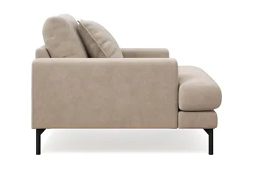 Menard Premium lenestol i stoff - Beige - Møbler - Stoler - Lenestoler